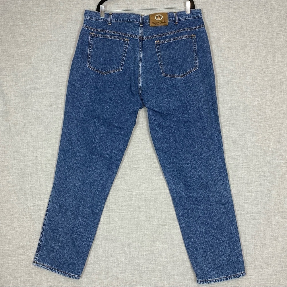 Windriver Fleece Lined Jeans 40X32 100% Cotton Relaxed Fit Tapered - Picture 3 of 14